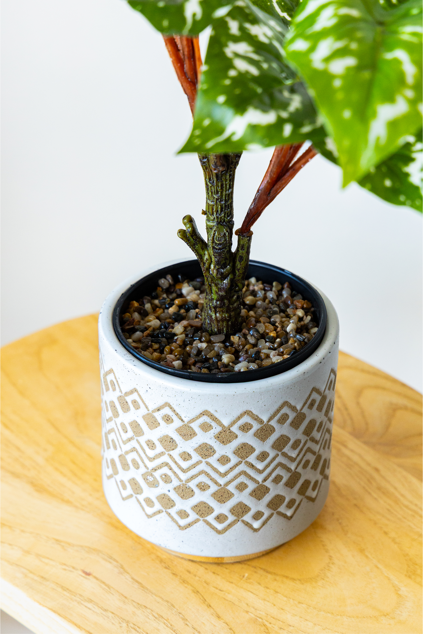 40cm Potted Artificial Arrowhead