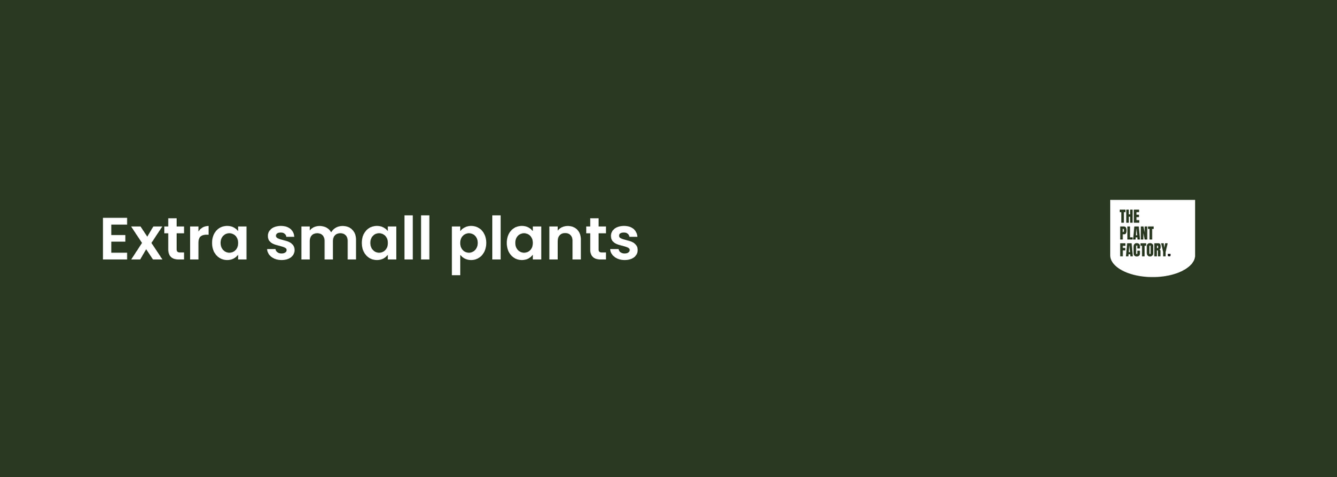 Extra small plants