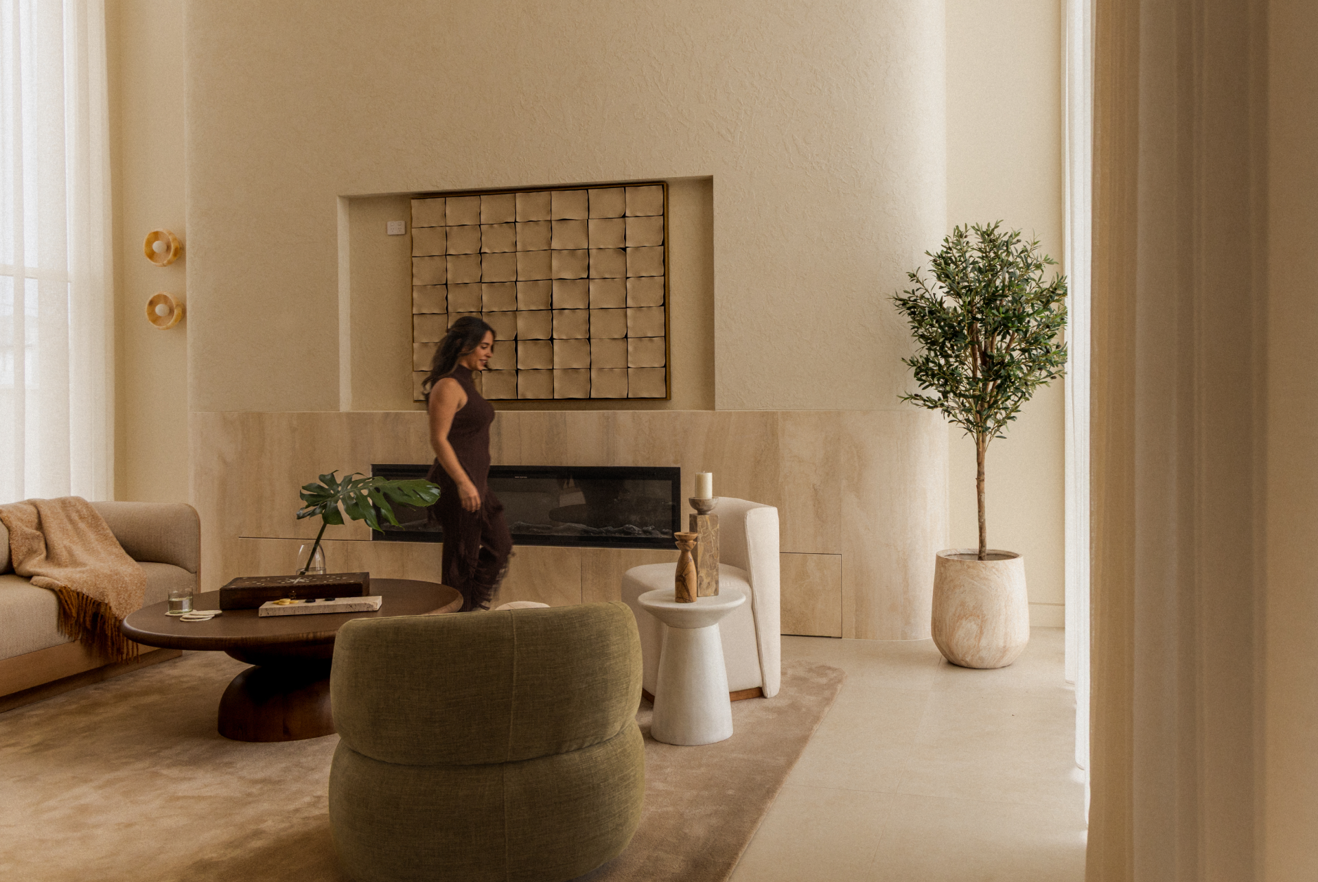 Artificial Olive Tree